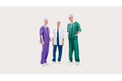 Gydytojai dėvi „BARRIER“ pašiltintus skirtingų spalvų švarkus